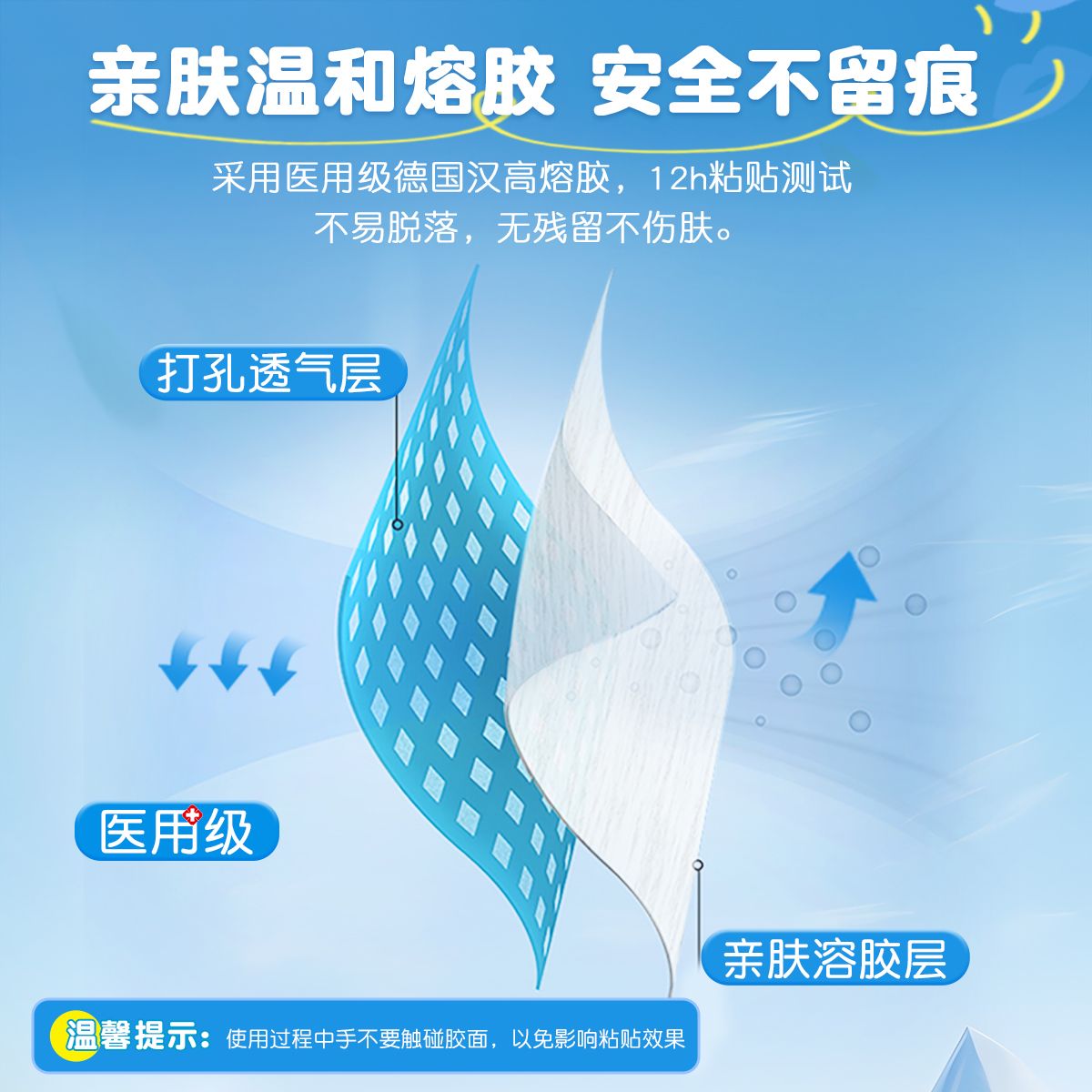 德國BORSU成人口呼吸矯正貼閉口貼封口貼睡覺防張嘴神器止鼾貼
