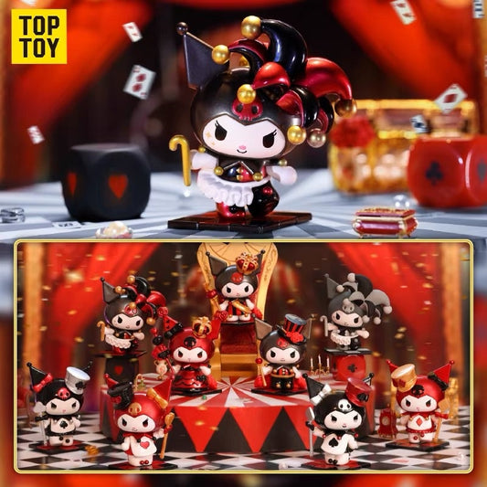 TOPTOY三麗鷗酷洛米撲克王國盲盒庫洛米公仔手辦擺件周邊女孩盲盒